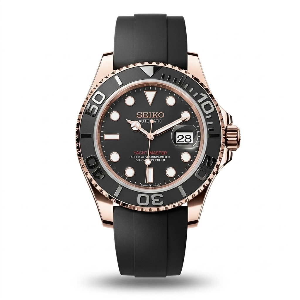 YachtMod Or Rose Cadran Noir