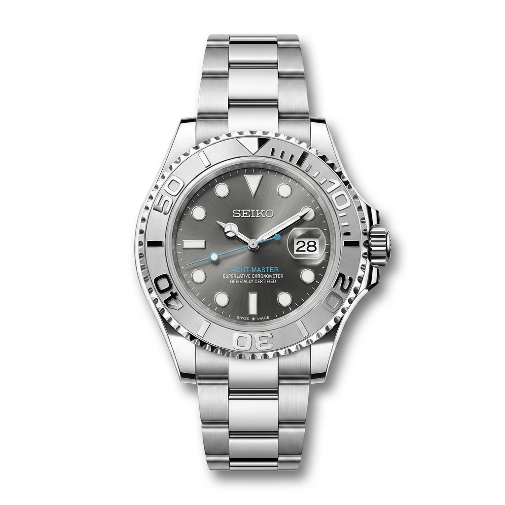 YachtMod Acier Rhodium