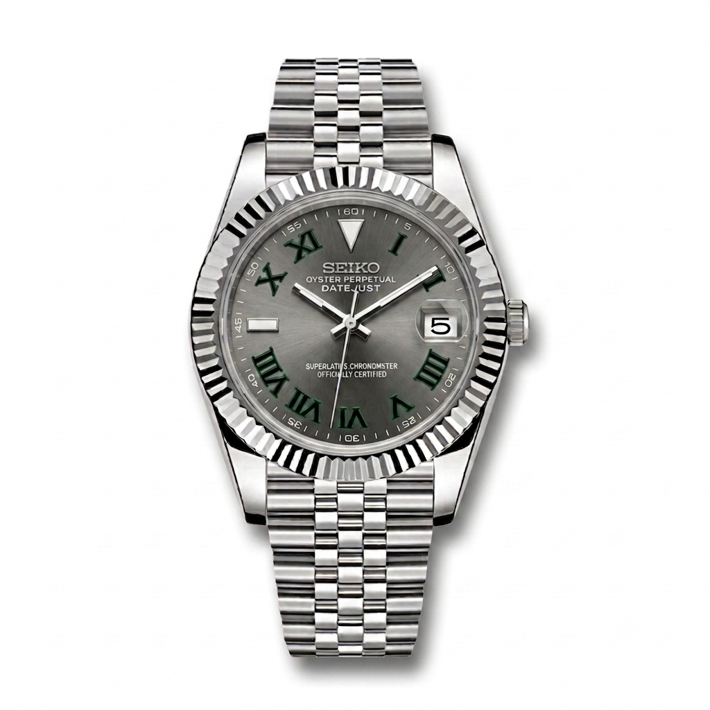 DatejustMod - Acier Wimbledon
