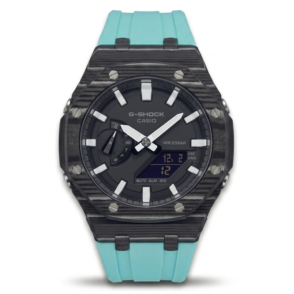 Tiffany Blue 2.0 - Marbled Carbon