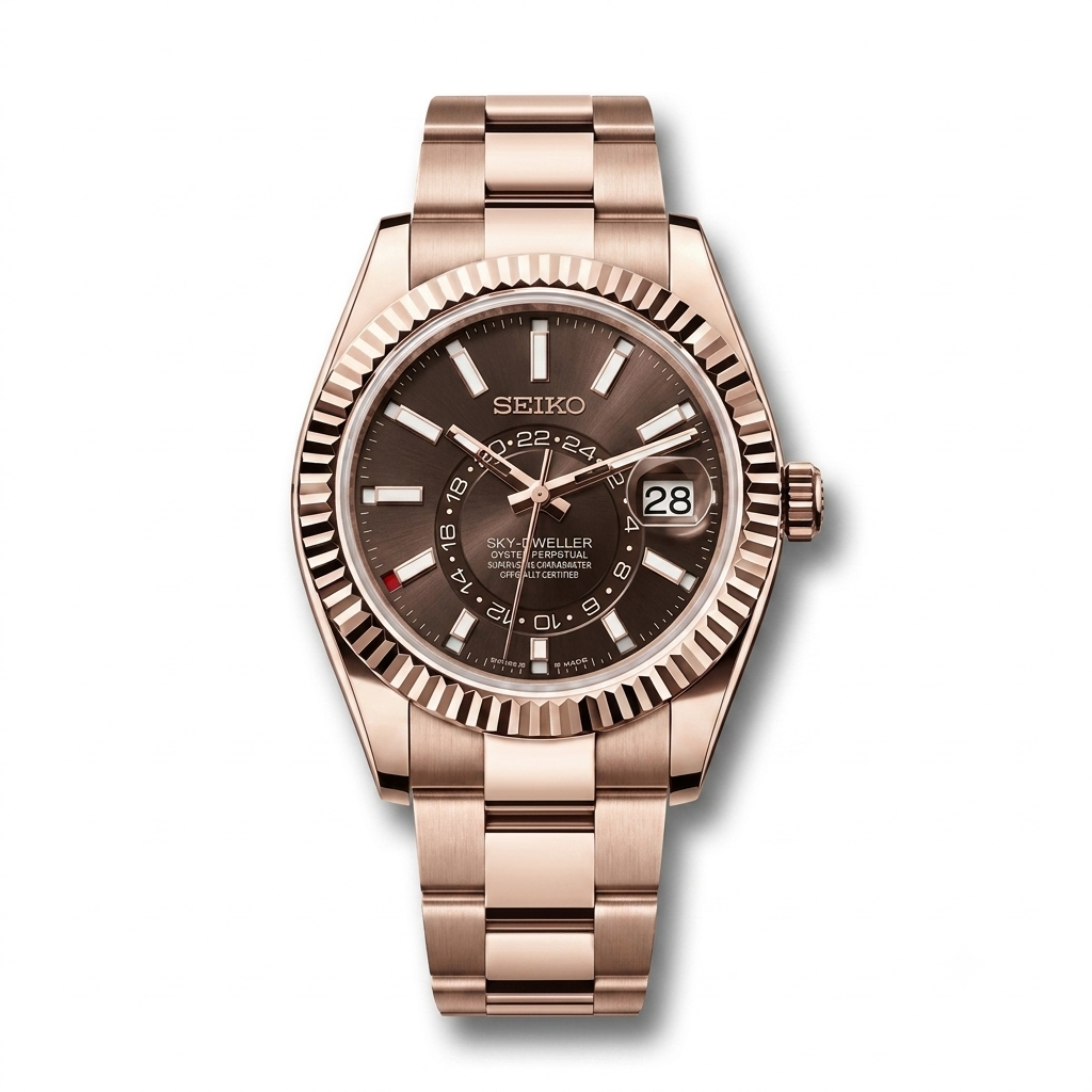SkyDwellerMod Or Rose Cadran Chocolat