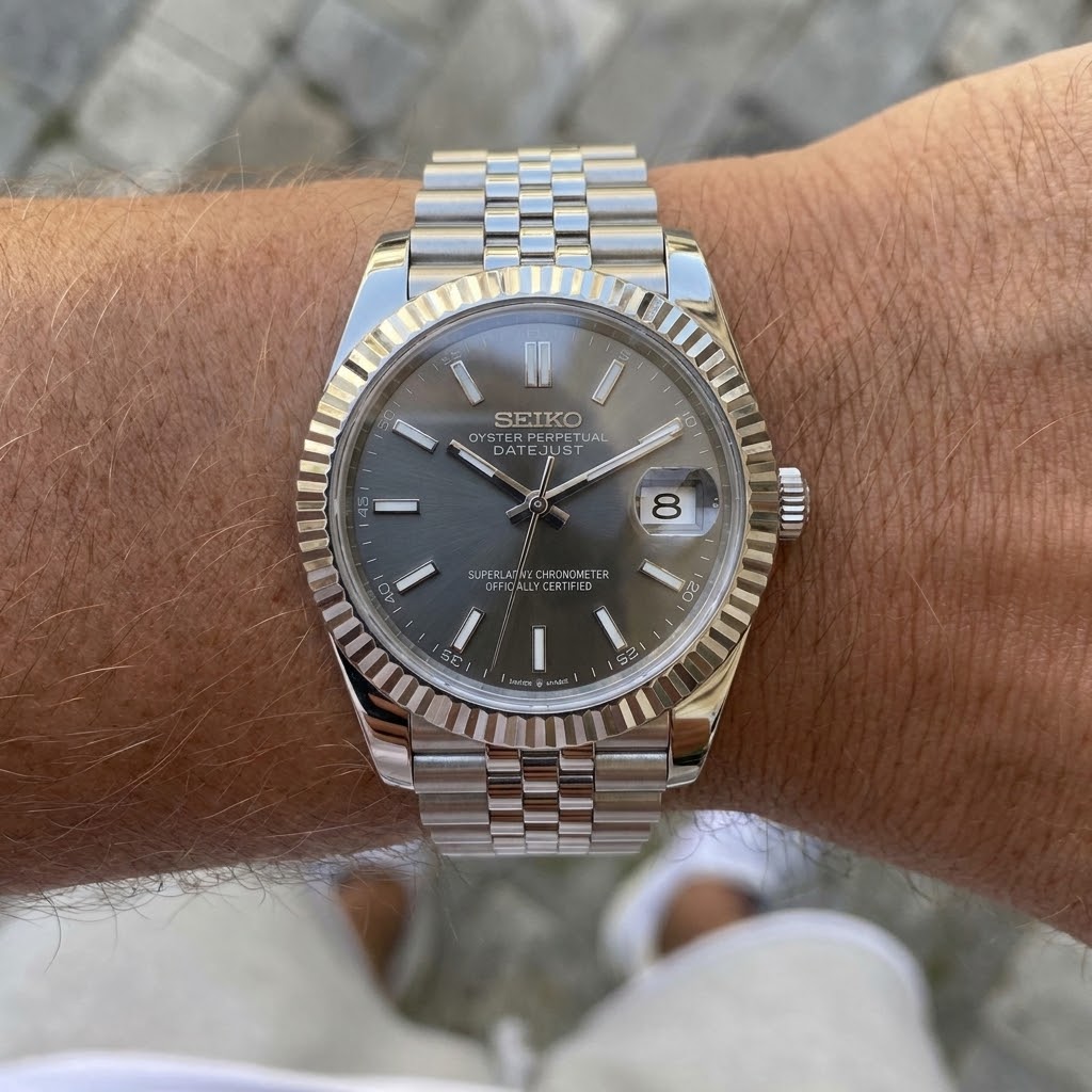 Seikojust Acier Cadran Silver
