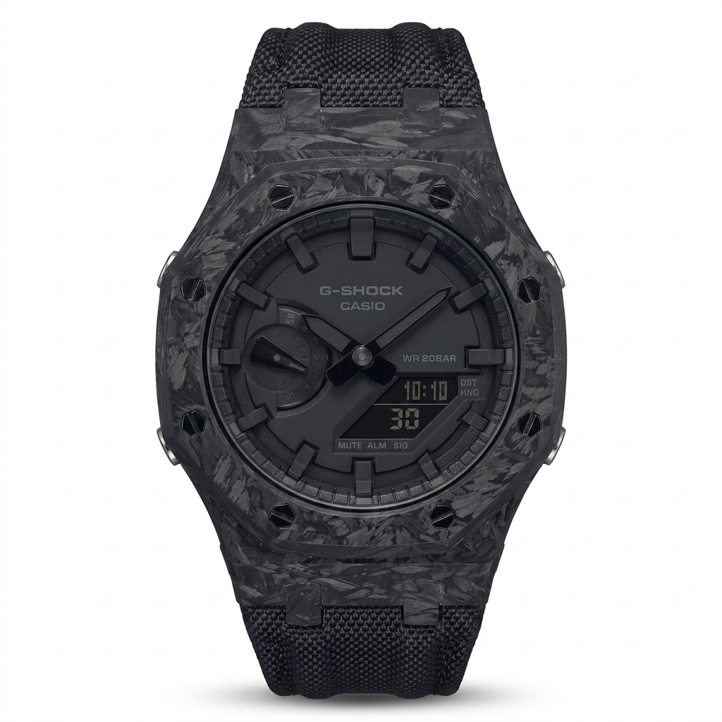 Black Phantom Nylon - Carbon Forged