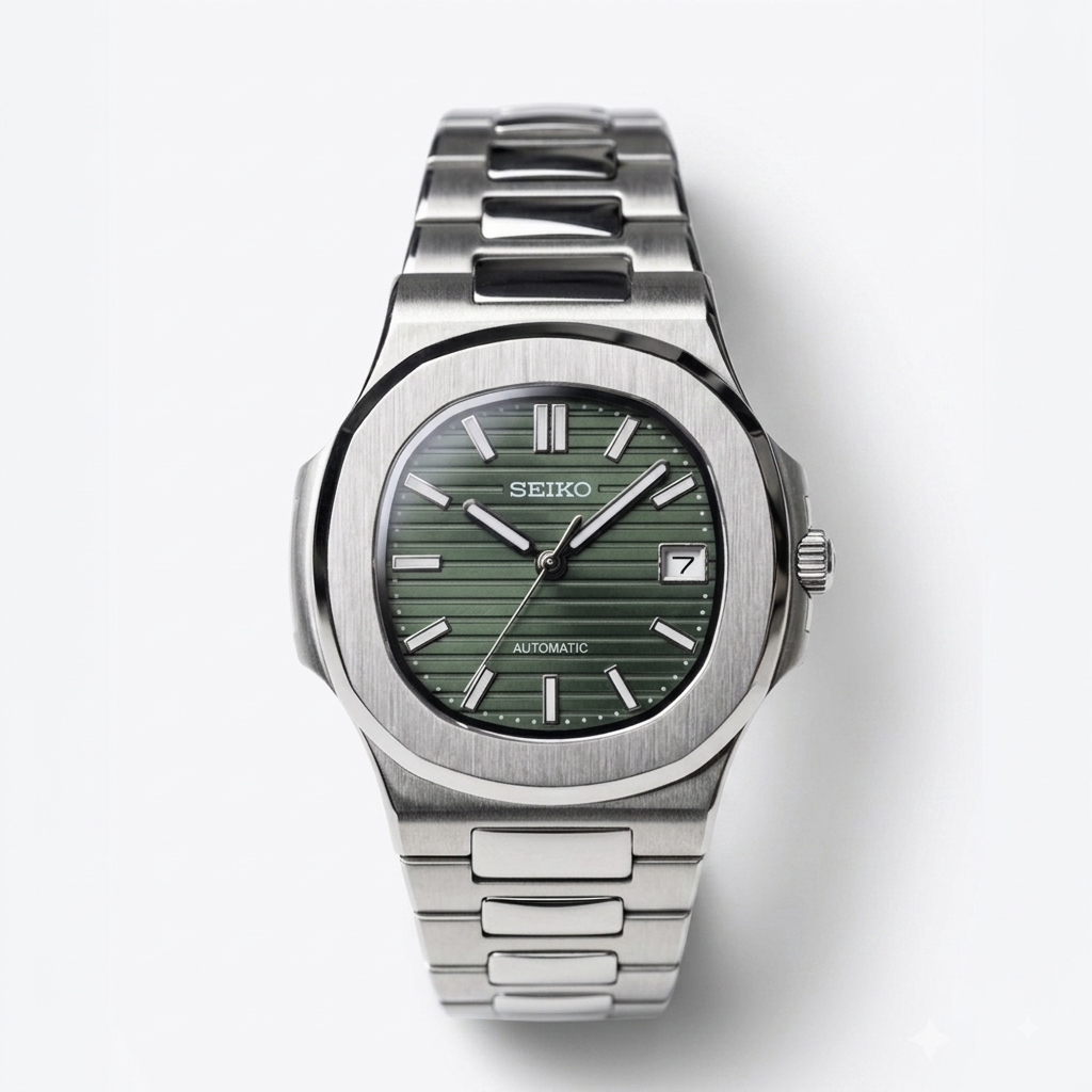 NautilusMod Acier Cadran Vert